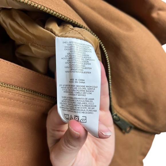 Wrangler NEW Workwear Hooded Shirt Jacket Relaxed Fit SZ XL - Picture 5 of 6